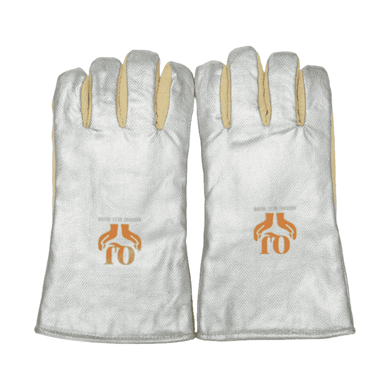 Aluminisert aramid varmebeskyttelseshanske Aluminisert aramid varmebeskyttelseshanske