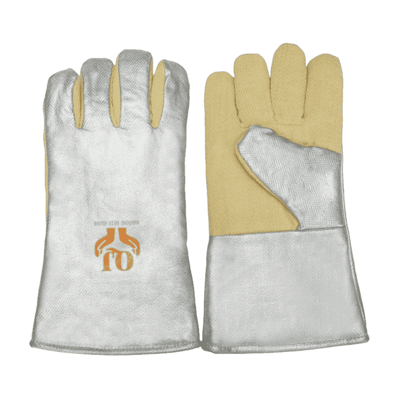 Aluminisert aramid varmebeskyttelseshanske Aluminisert aramid varmebeskyttelseshanske