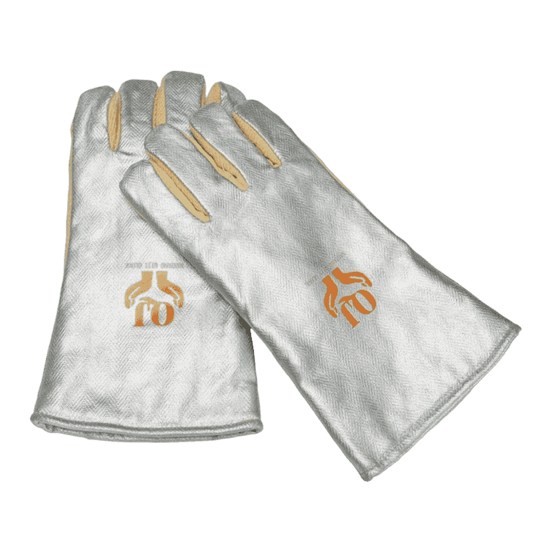 Aluminisert aramid varmebeskyttelseshanske Aluminisert aramid varmebeskyttelseshanske